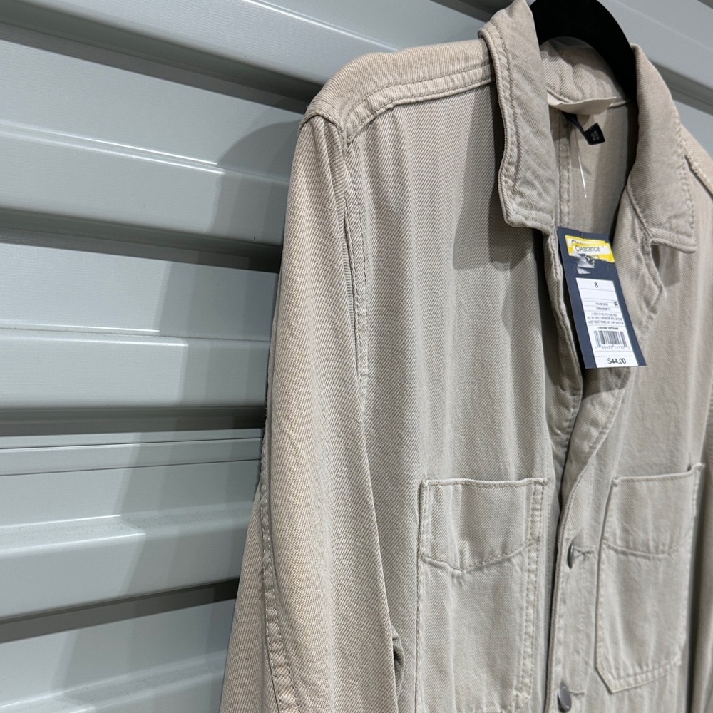 Universal Thread Beige Washed Utility Jumpsuit NWT - image 5